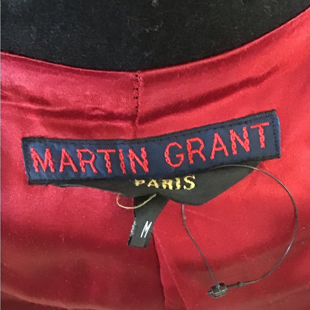 MARTIN GRANT Classic Black Peacoat - Picture 4 of 5